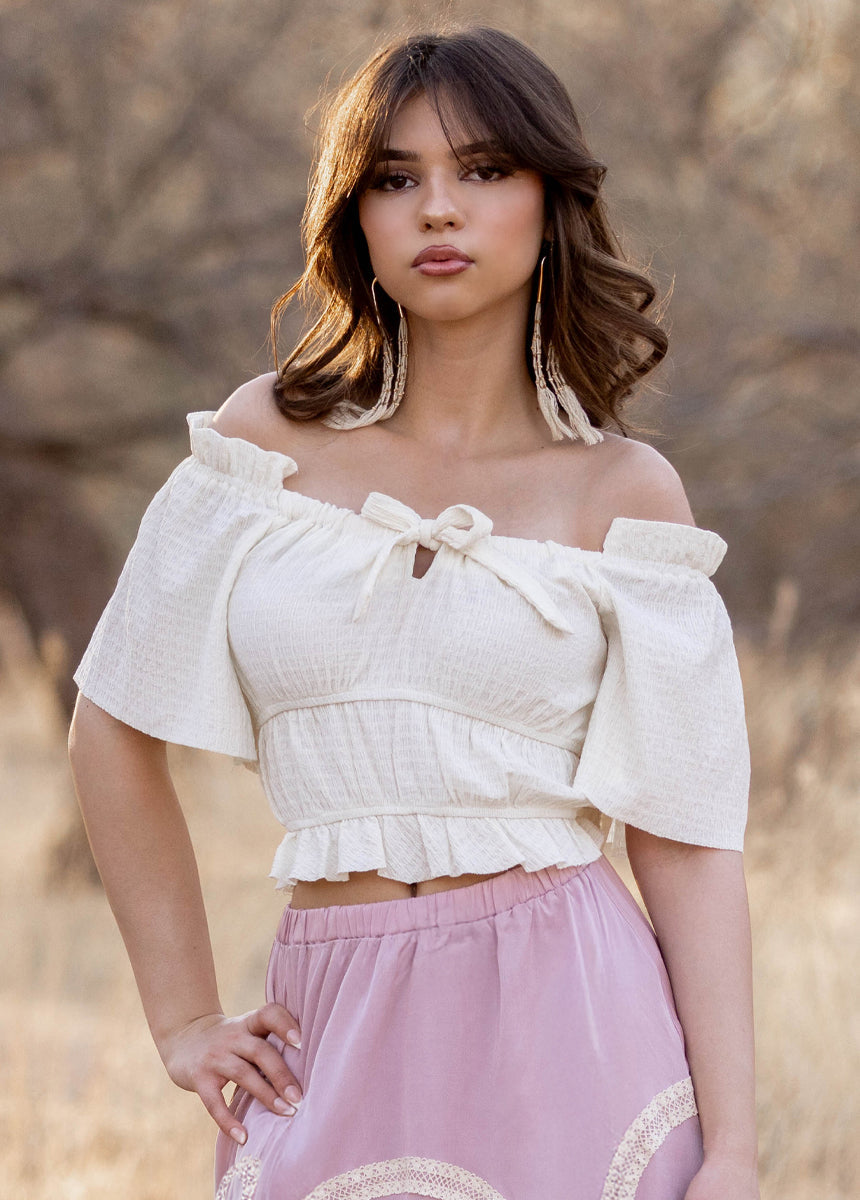 Marietta Top in Cream