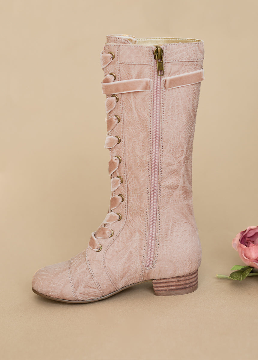 Marija Tall Boot in Dusty Lilac
