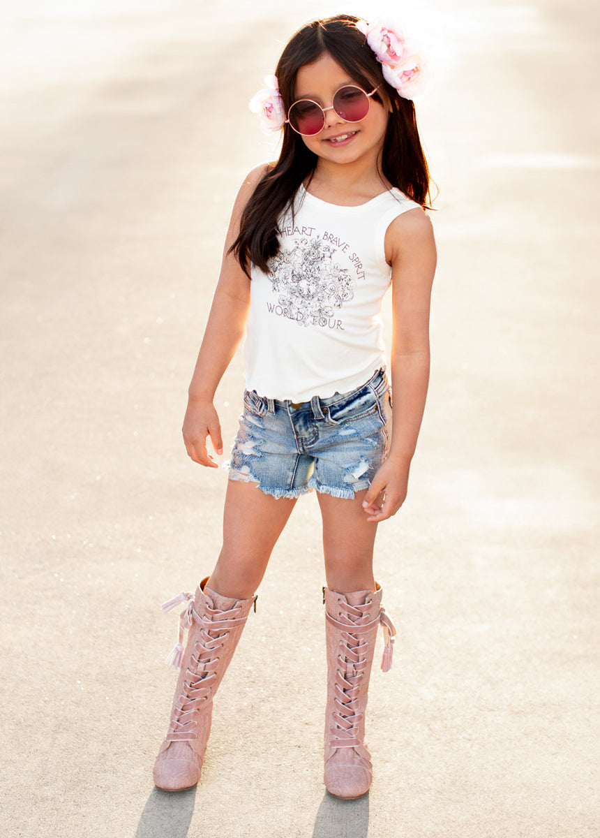 Marija Tall Boot in Dusty Lilac