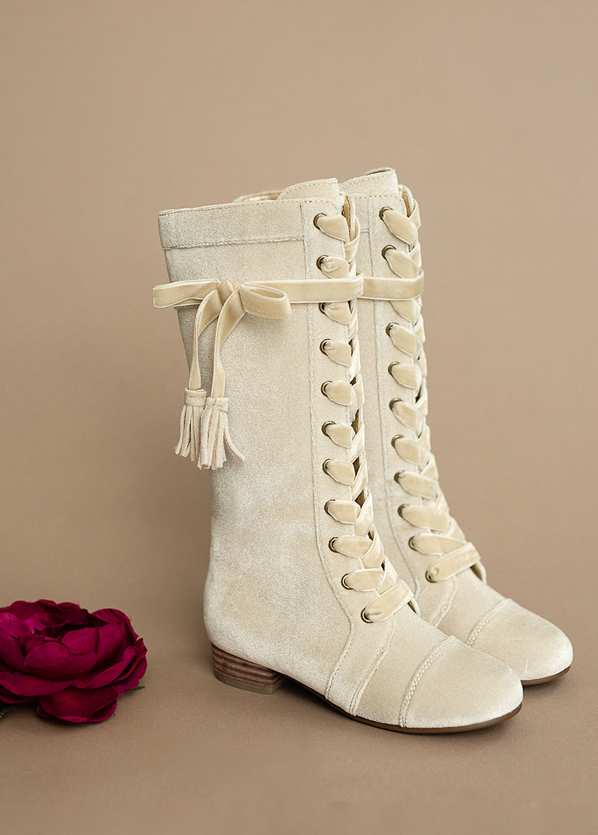 Marija Tall Boot in Champagne