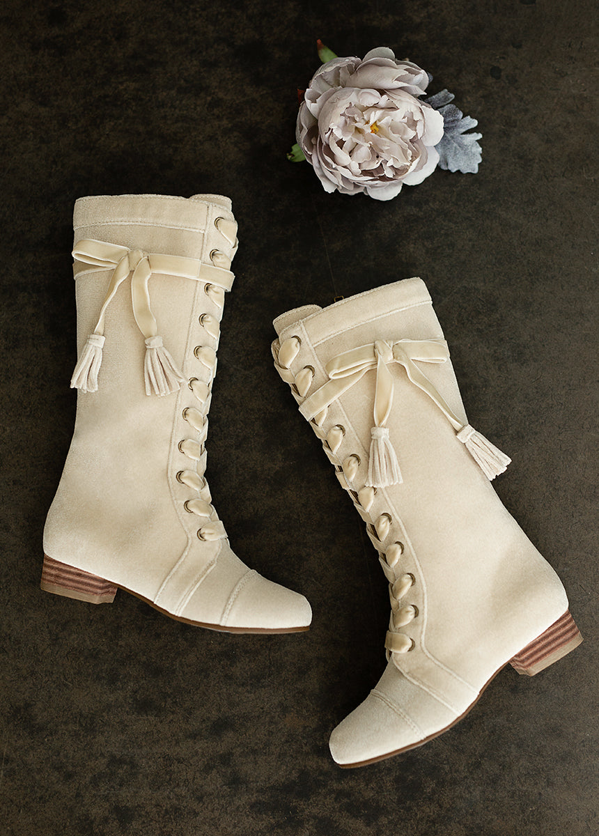 Marija Tall Boot in Champagne