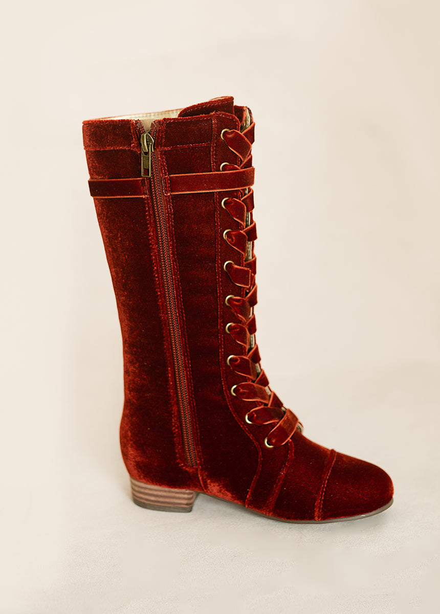 Marija Tall Boot in Brick
