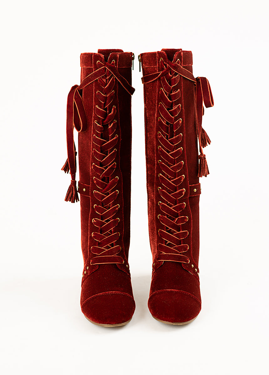 Marita Tall Boot in Brick