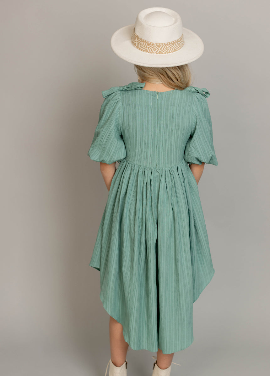 Maylie Dress in Aqua