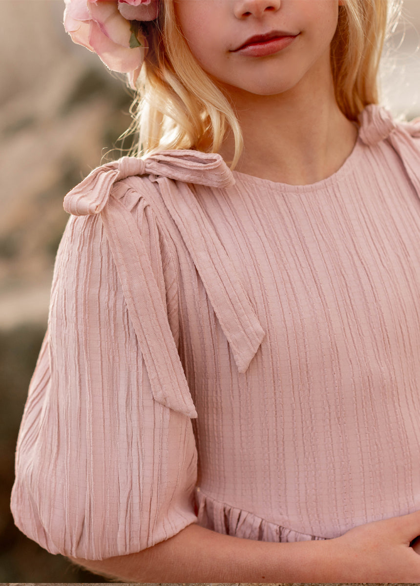 Maylie Dress in Desert Shell