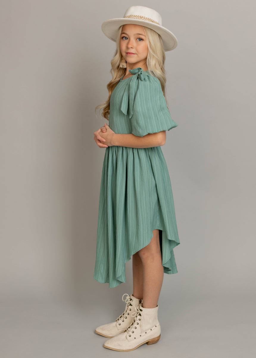 Maylie Dress in Aqua