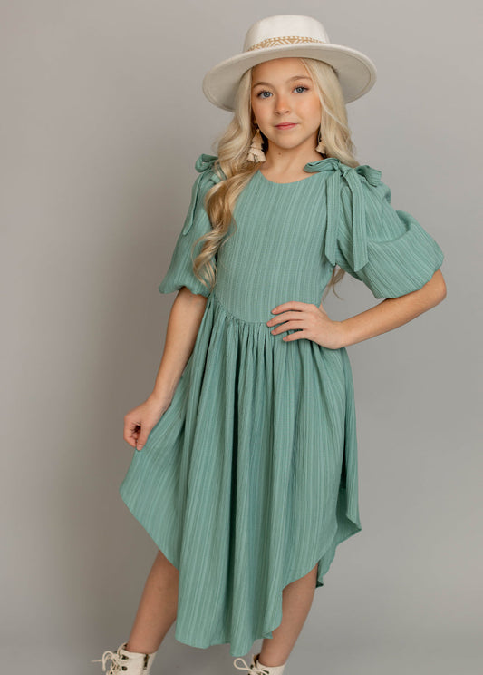 Maylie Dress in Aqua