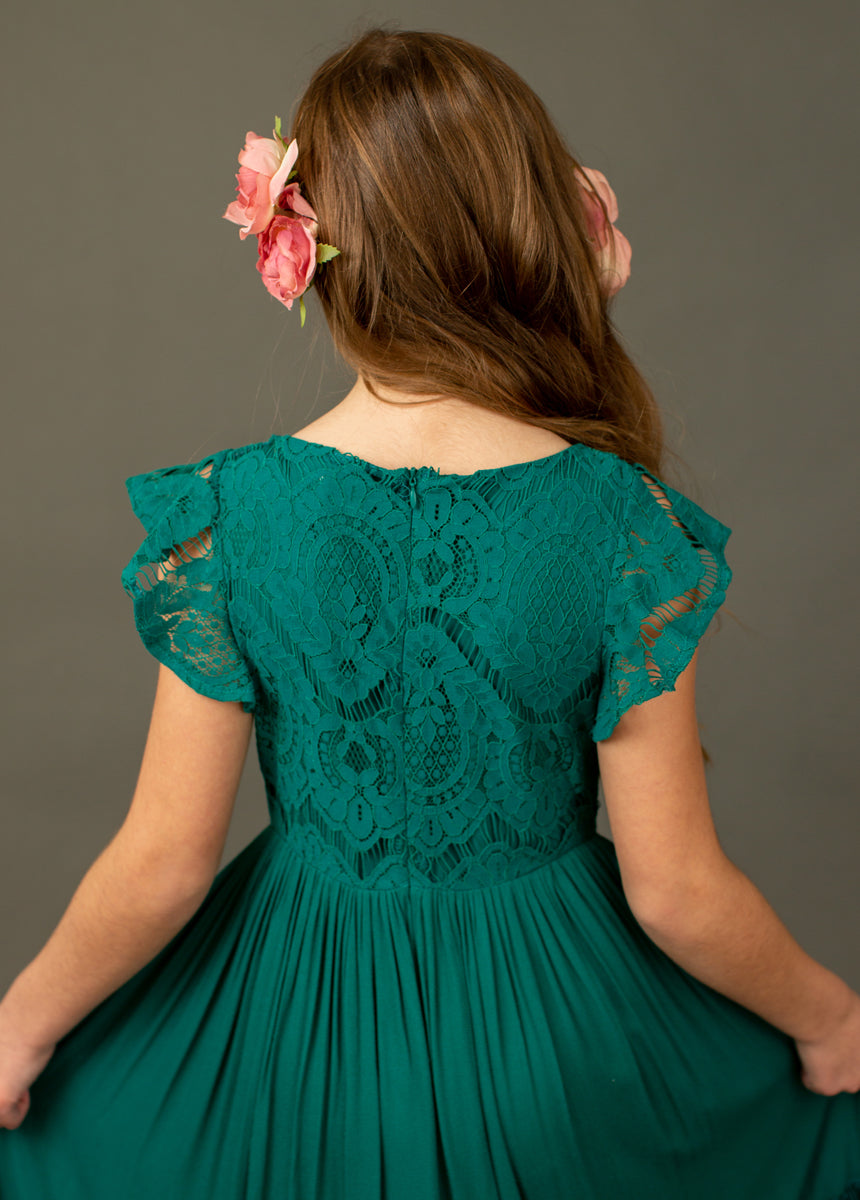 Macy Dress in Teal