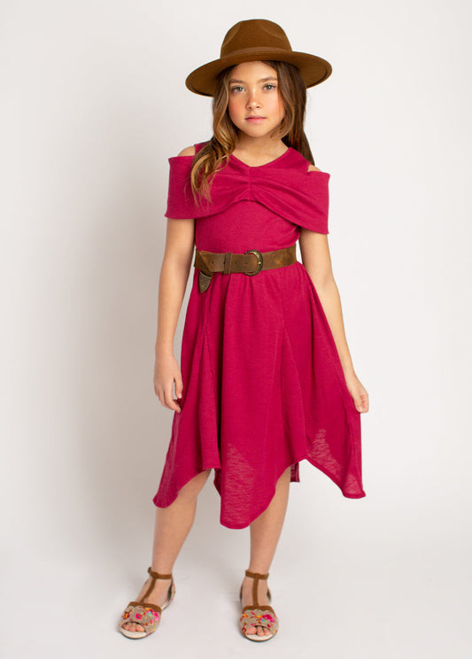 Medora Dress in Barberry