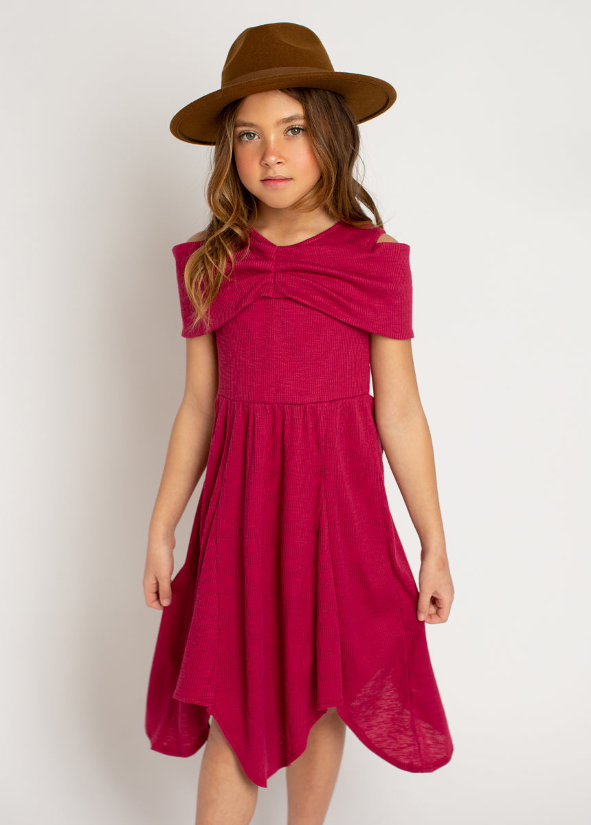 Medora Dress in Barberry