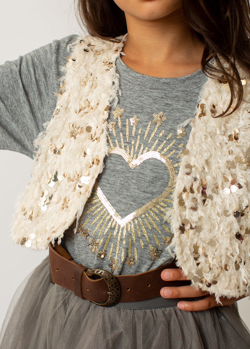 Meike Vest in Cream