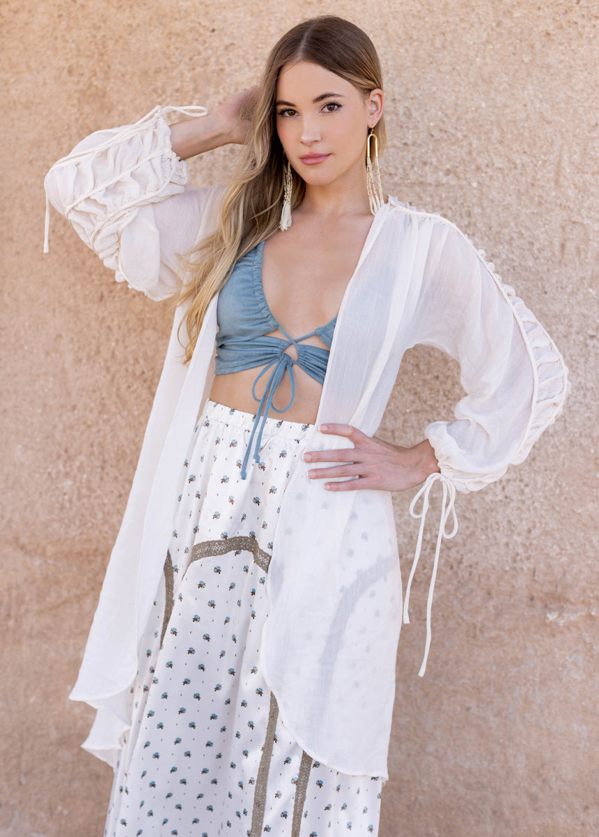 Brandy Duster in Cream