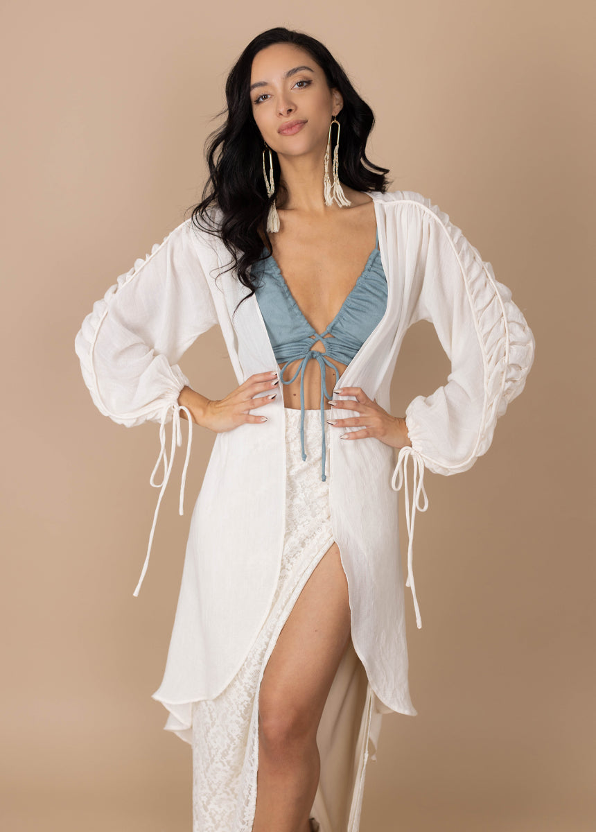 Brandy Duster in Cream