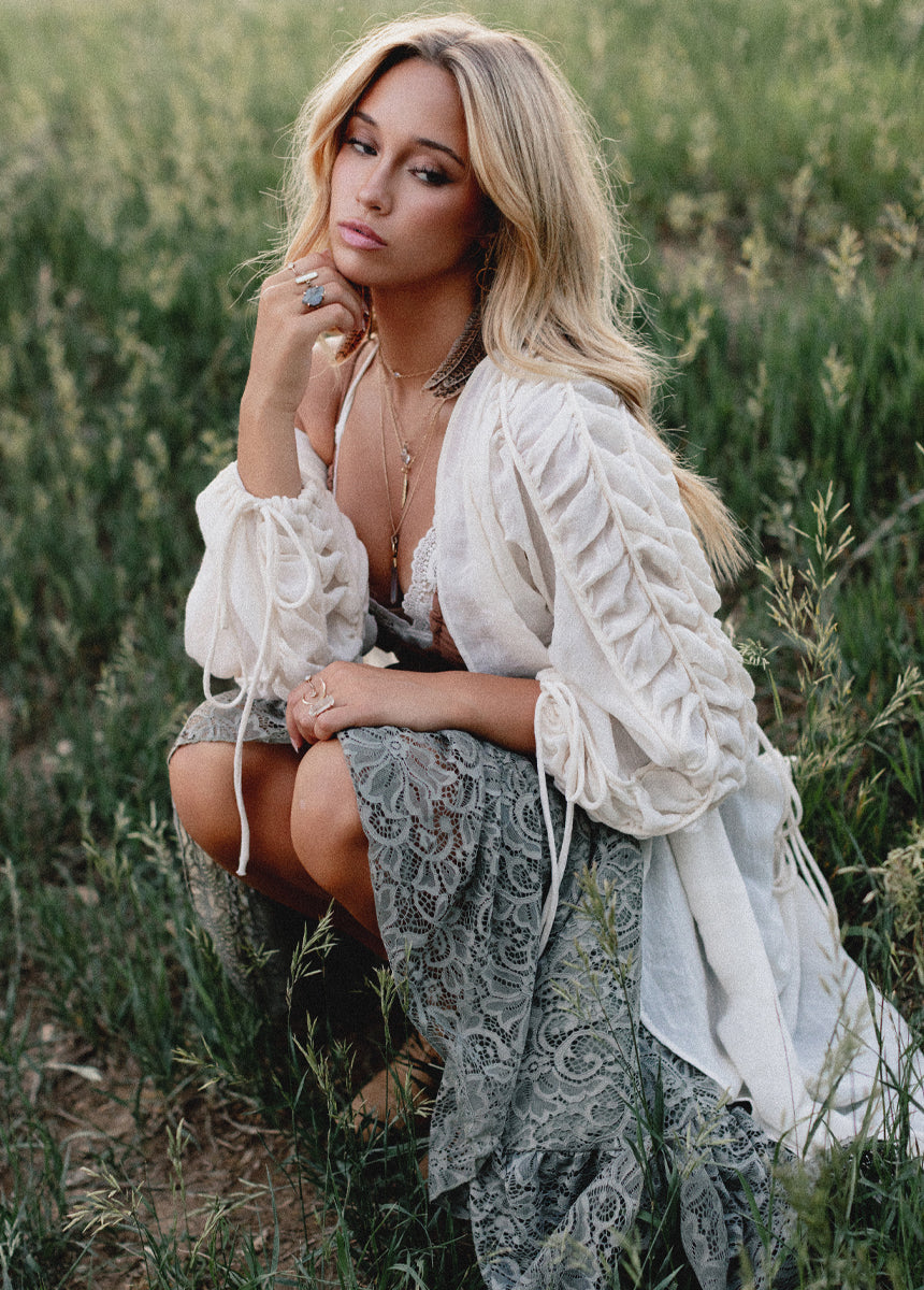 Brandy Duster in Cream