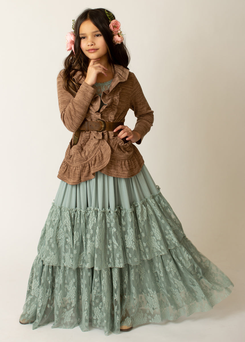 Catrin Dress in Seaglass