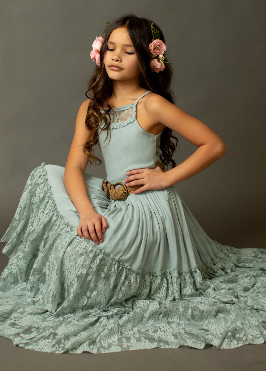 Catrin Dress in Seaglass