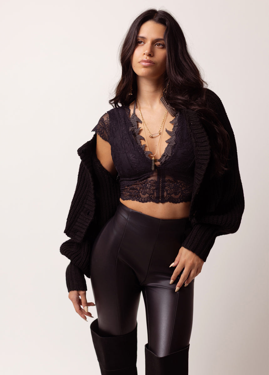 Minerva Sweater in Black