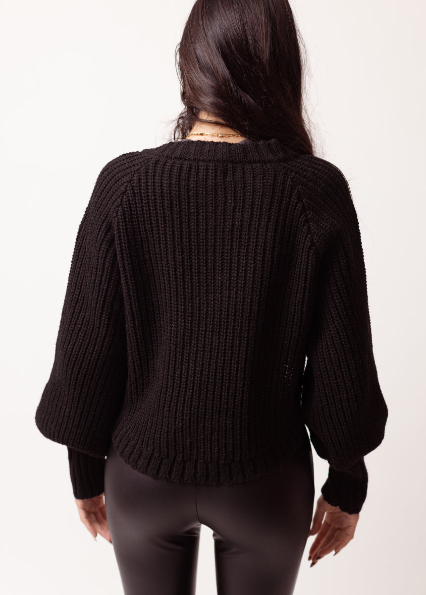 Minerva Sweater in Black