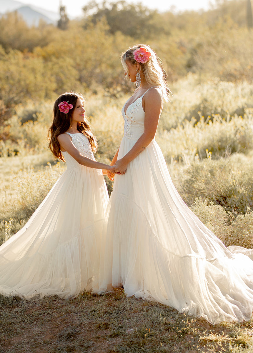 Mckenna Impact Dress in Cream