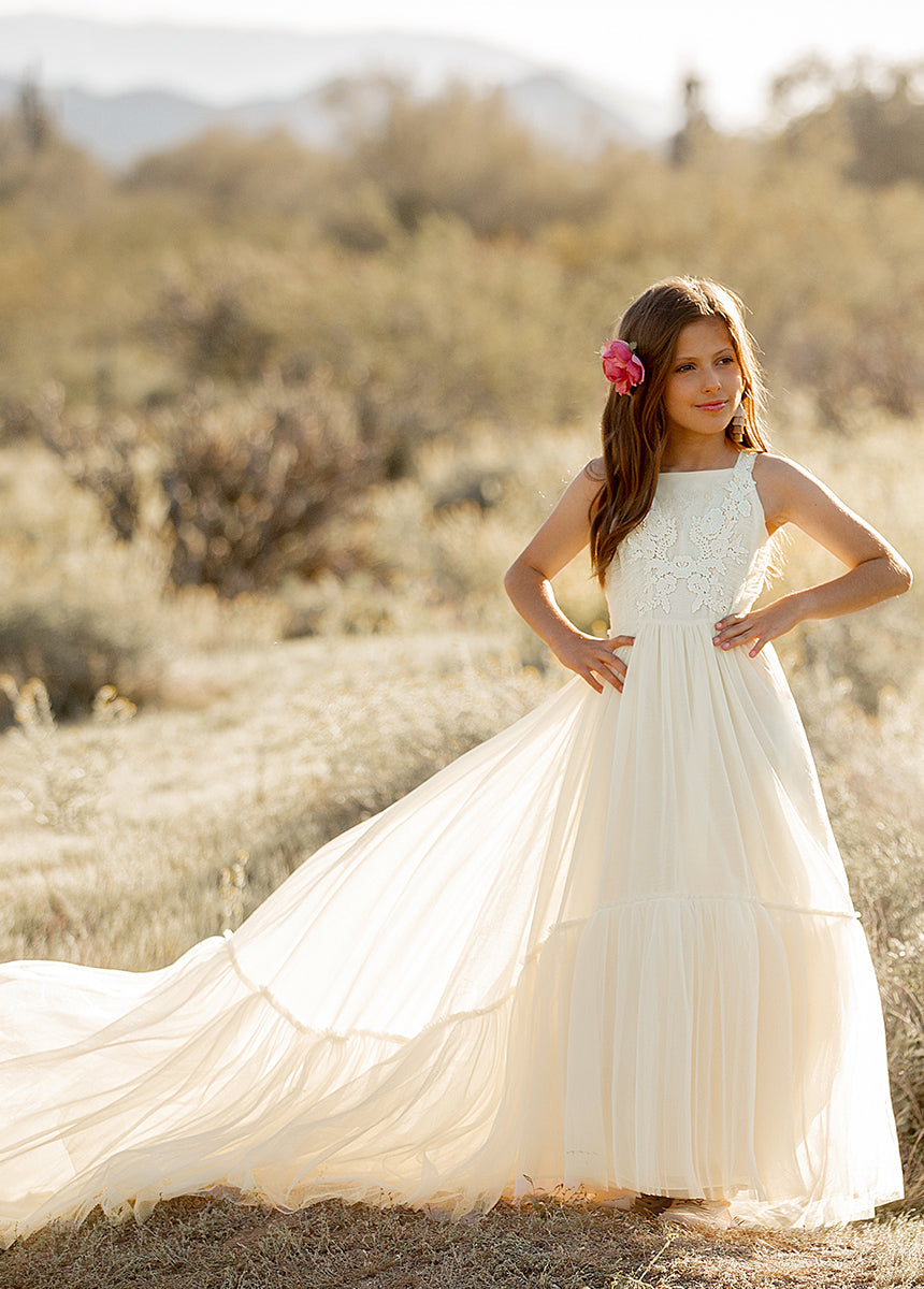 Maia Impact Dress in Cream