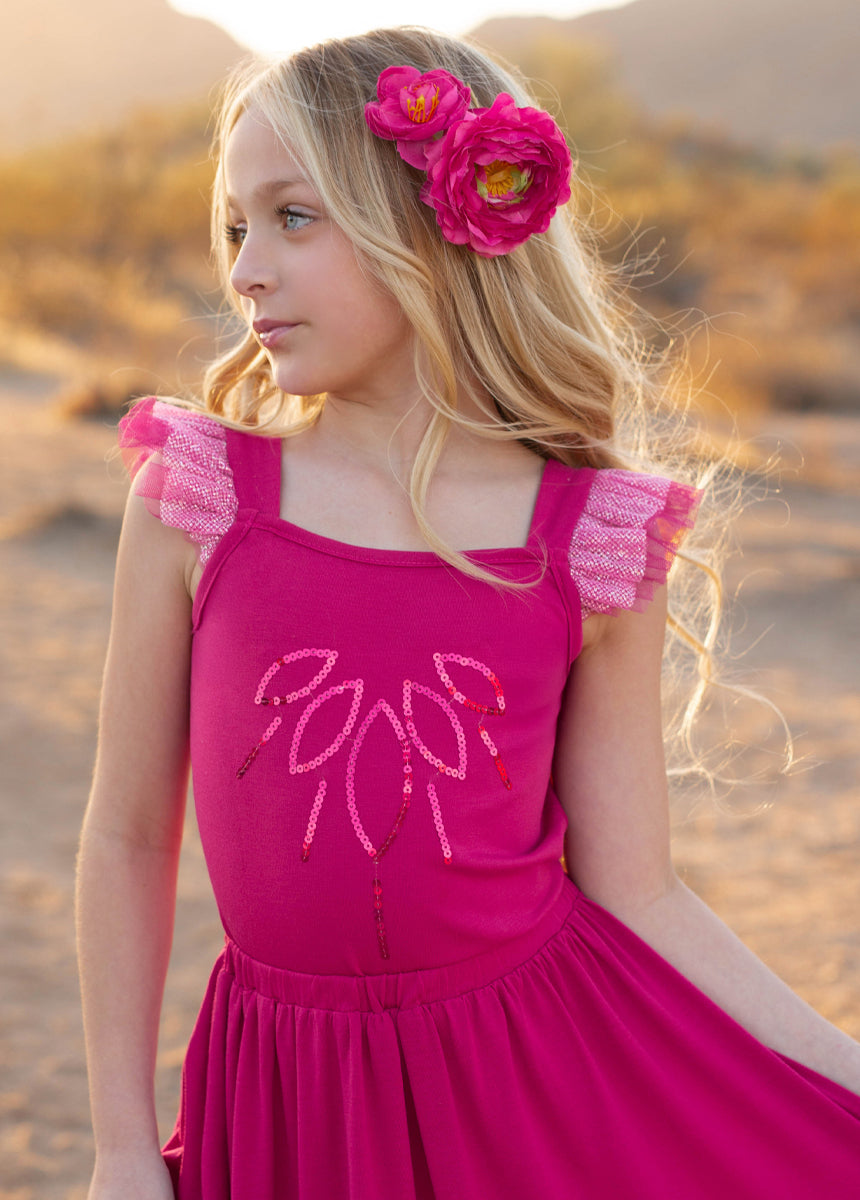 Moxie Top in Fuchsia