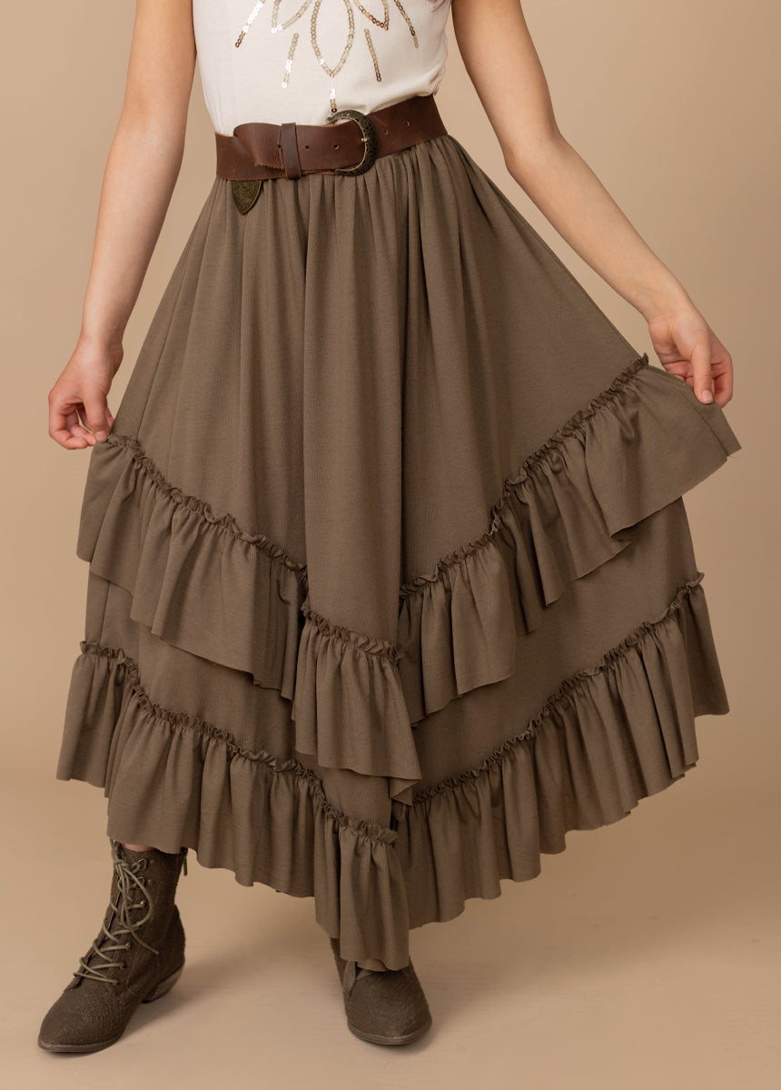 Terrea Skirt in Burnt Oregano