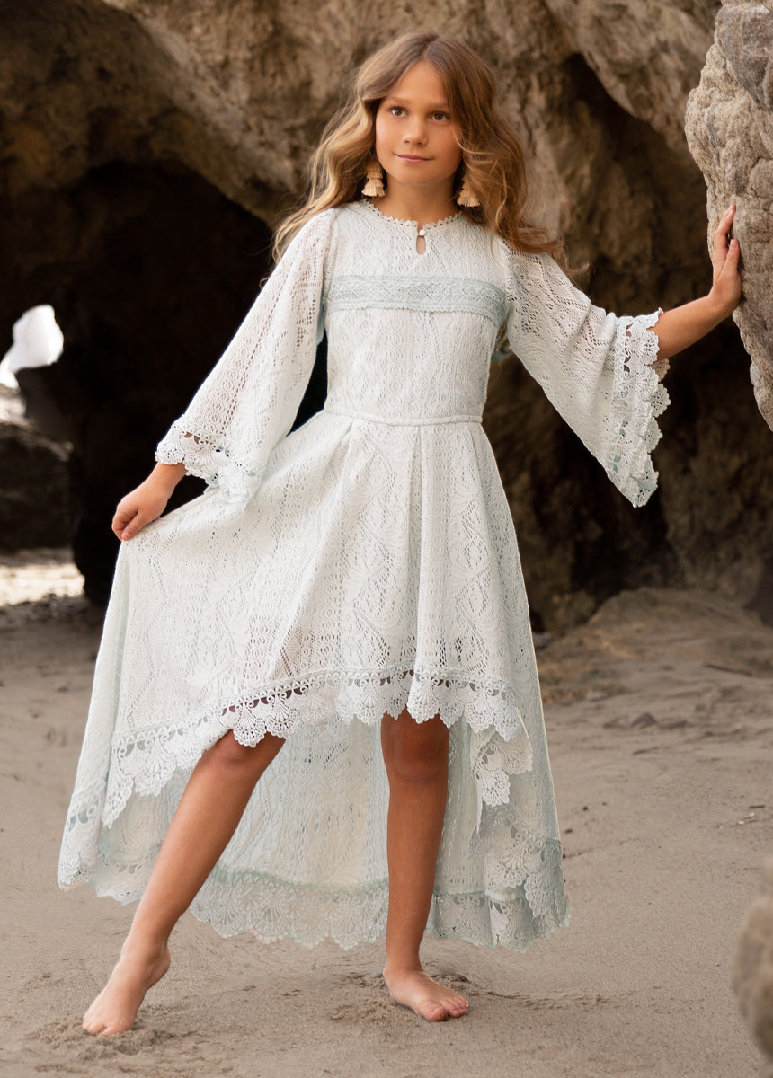 Murni Dress in Blue Whisper