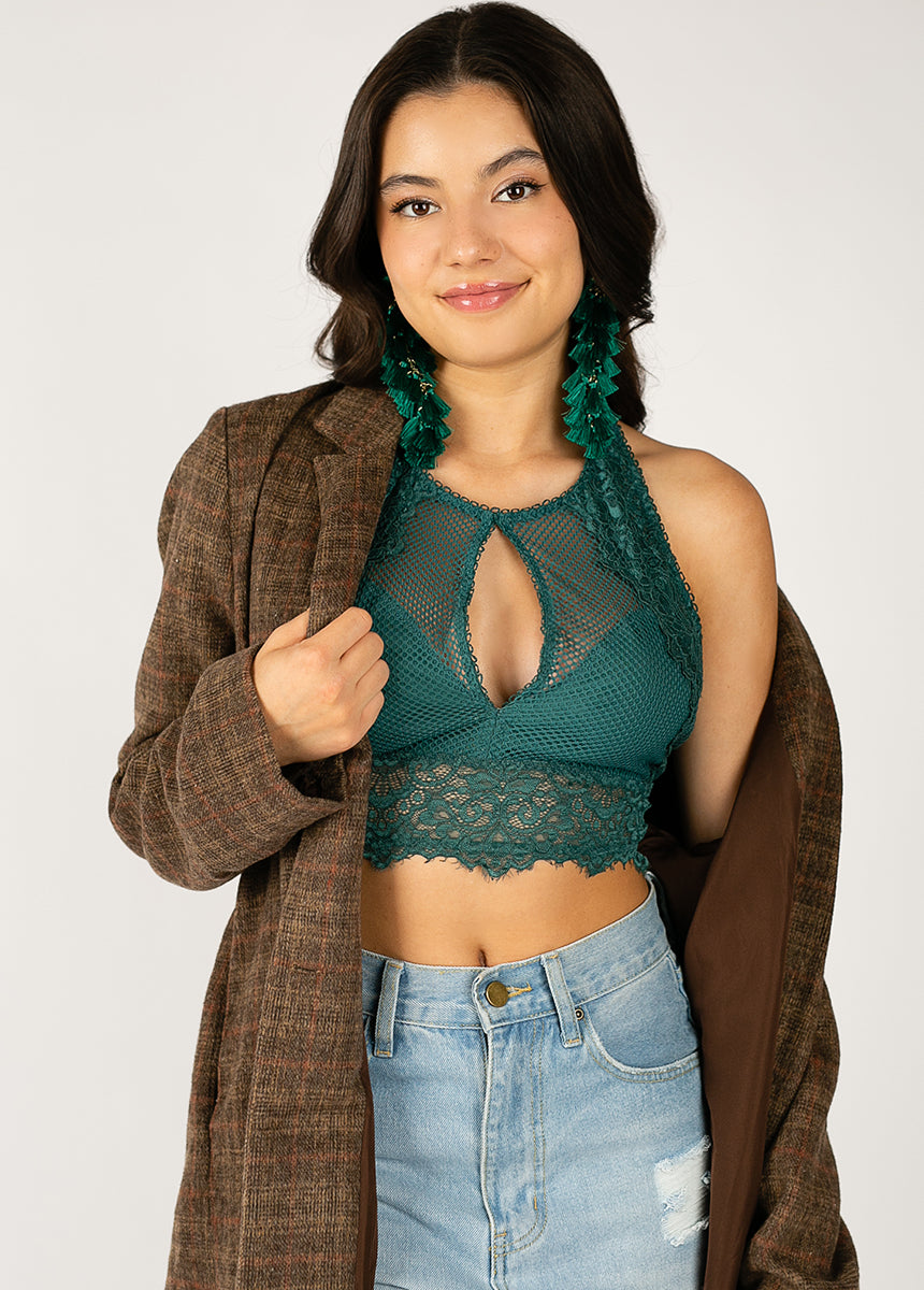 Myranda Bralette in Dark Teal