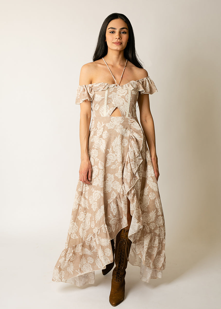 Netta Dress in Lacey Floral