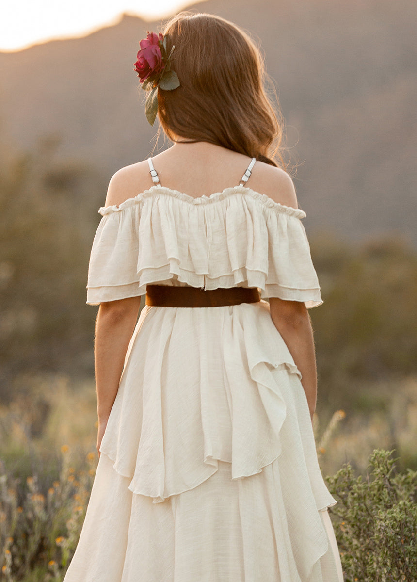 Litta Dress in Cream
