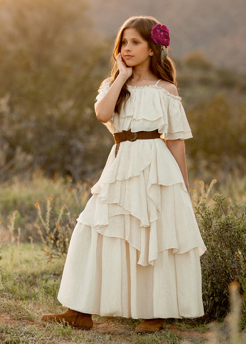 Litta Dress in Cream