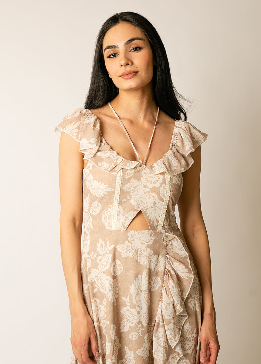 Netta Dress in Lacey Floral