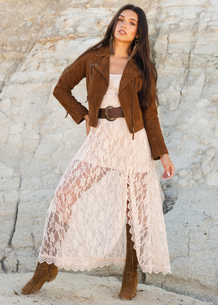 Camila Dress in Shell