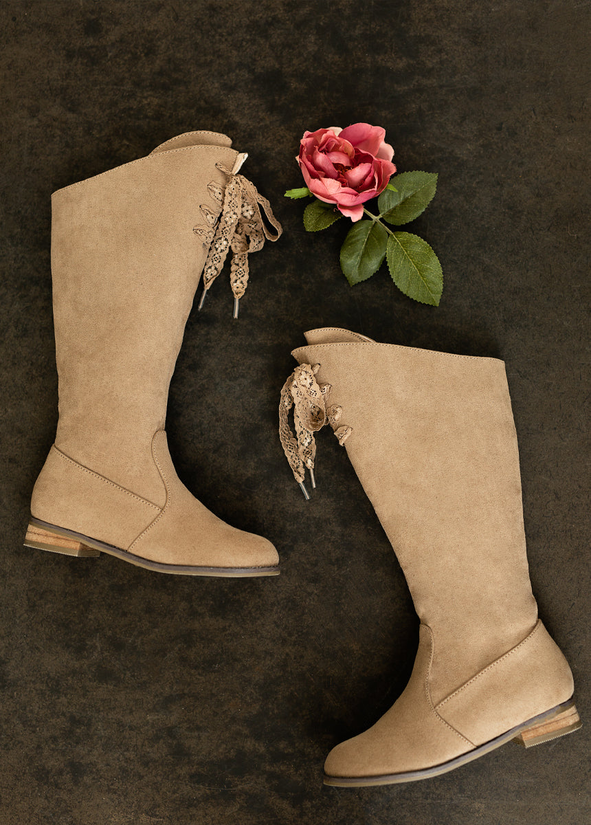Lacey Boot in Dark Sand
