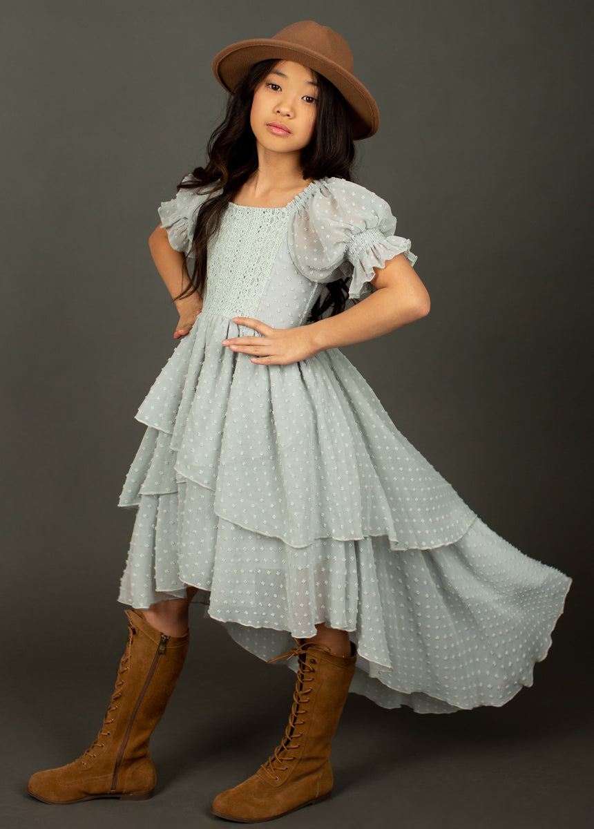 Aelin Leather Boot in Distressed Nutmeg