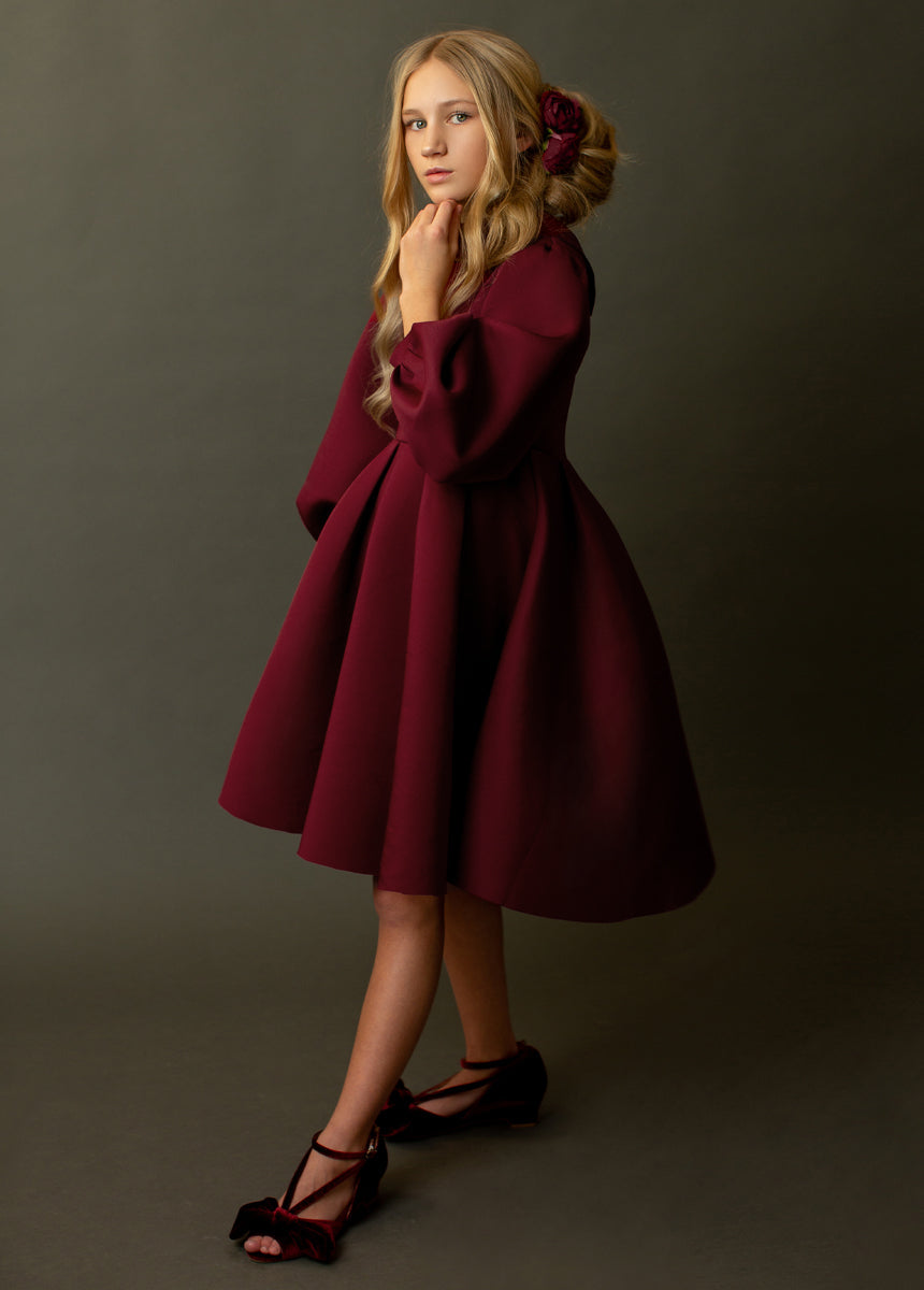 Lucia Heel in Burgundy