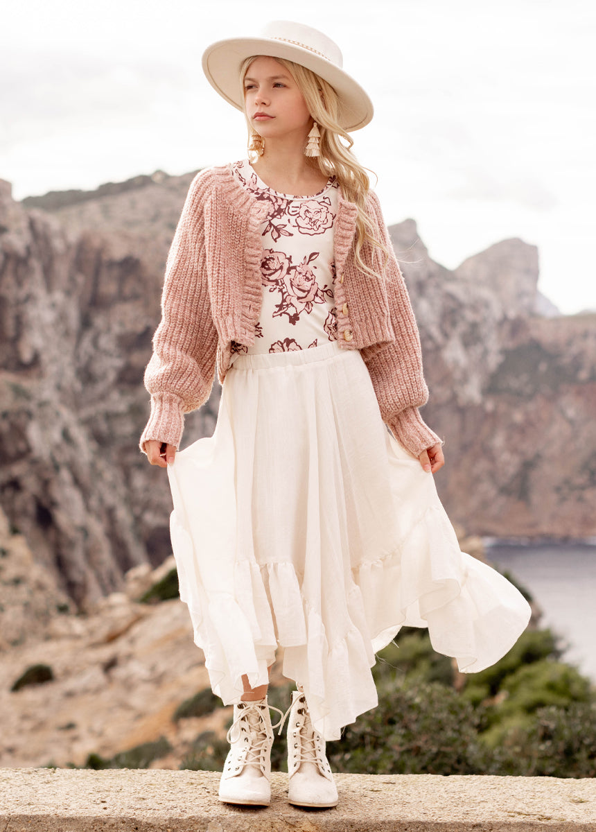 Neila Tank in Cream Boho Floral