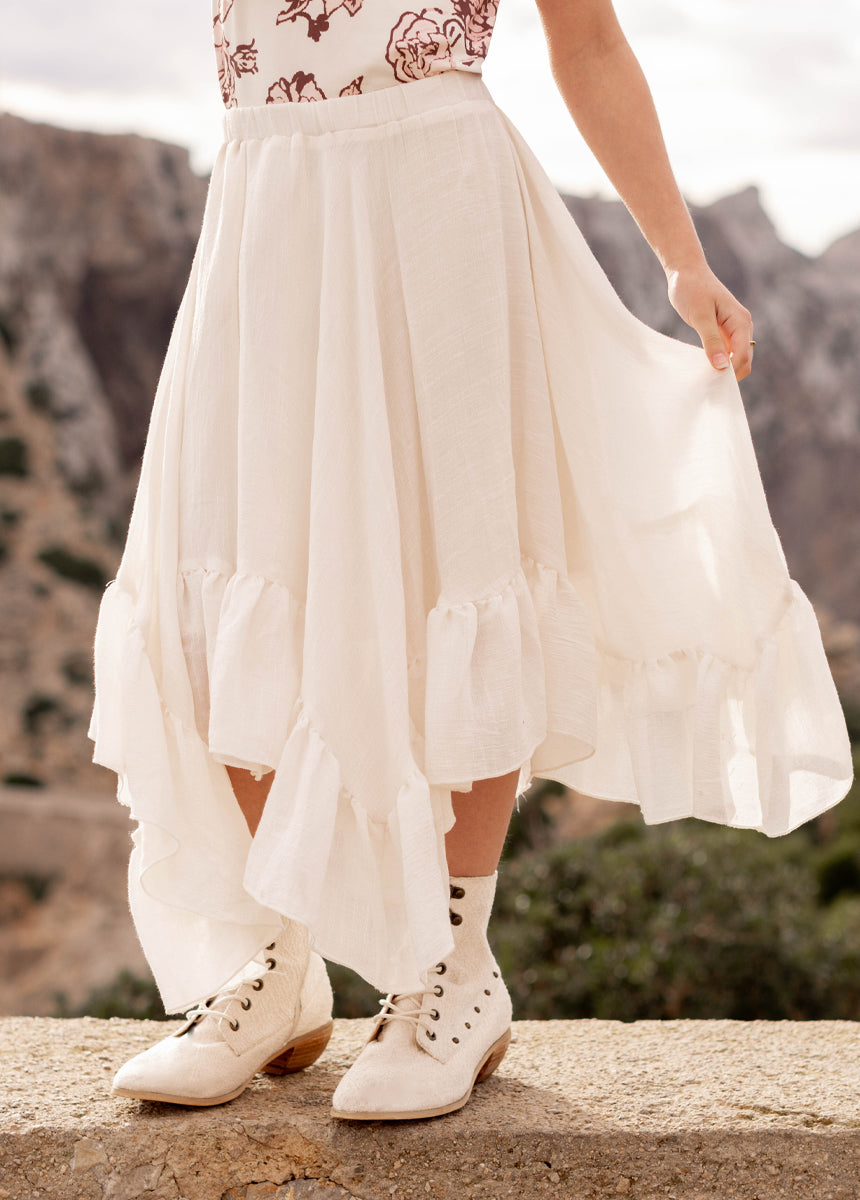 Neila Tank in Cream Boho Floral