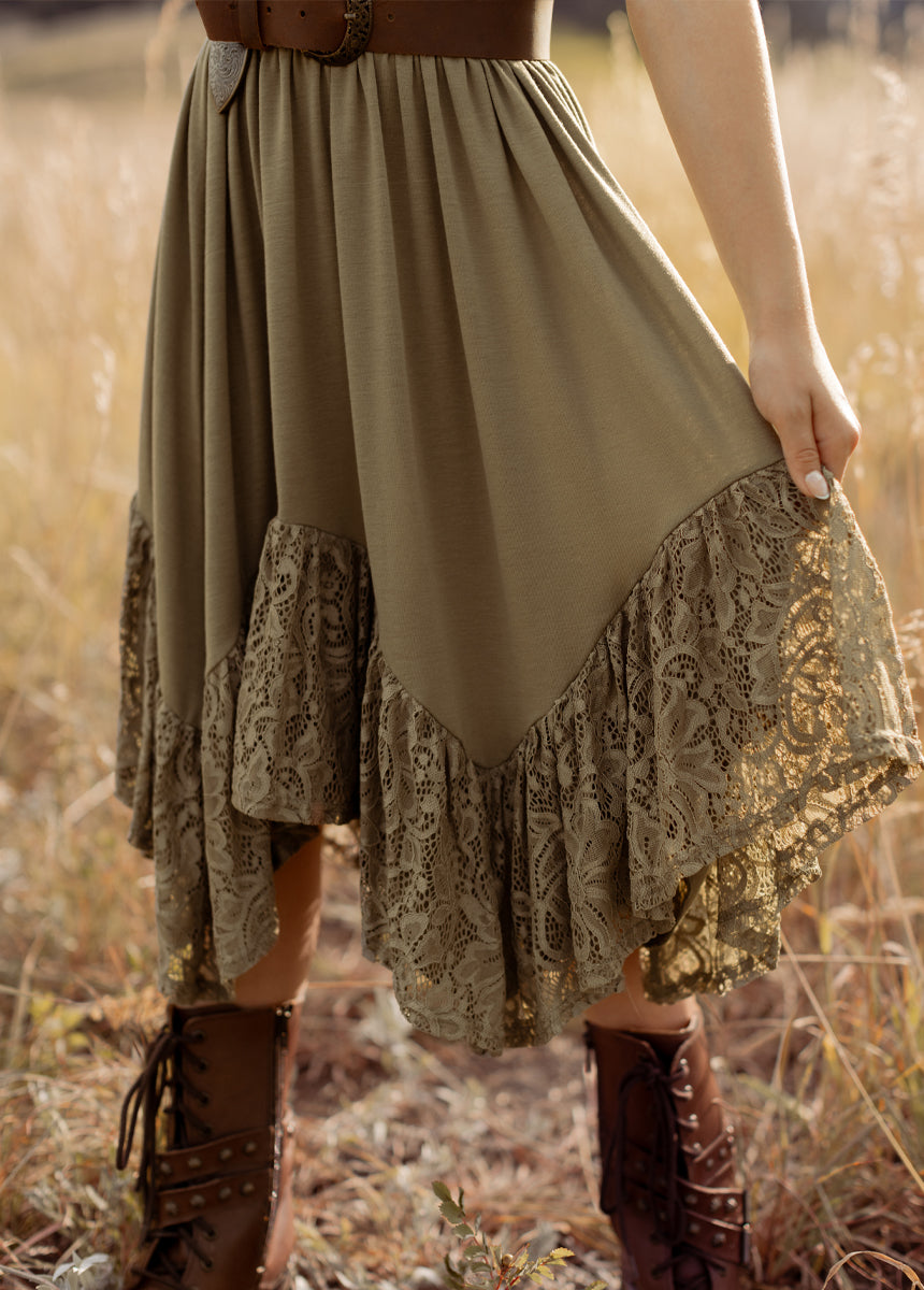 Nemia Dress in Eucalyptus