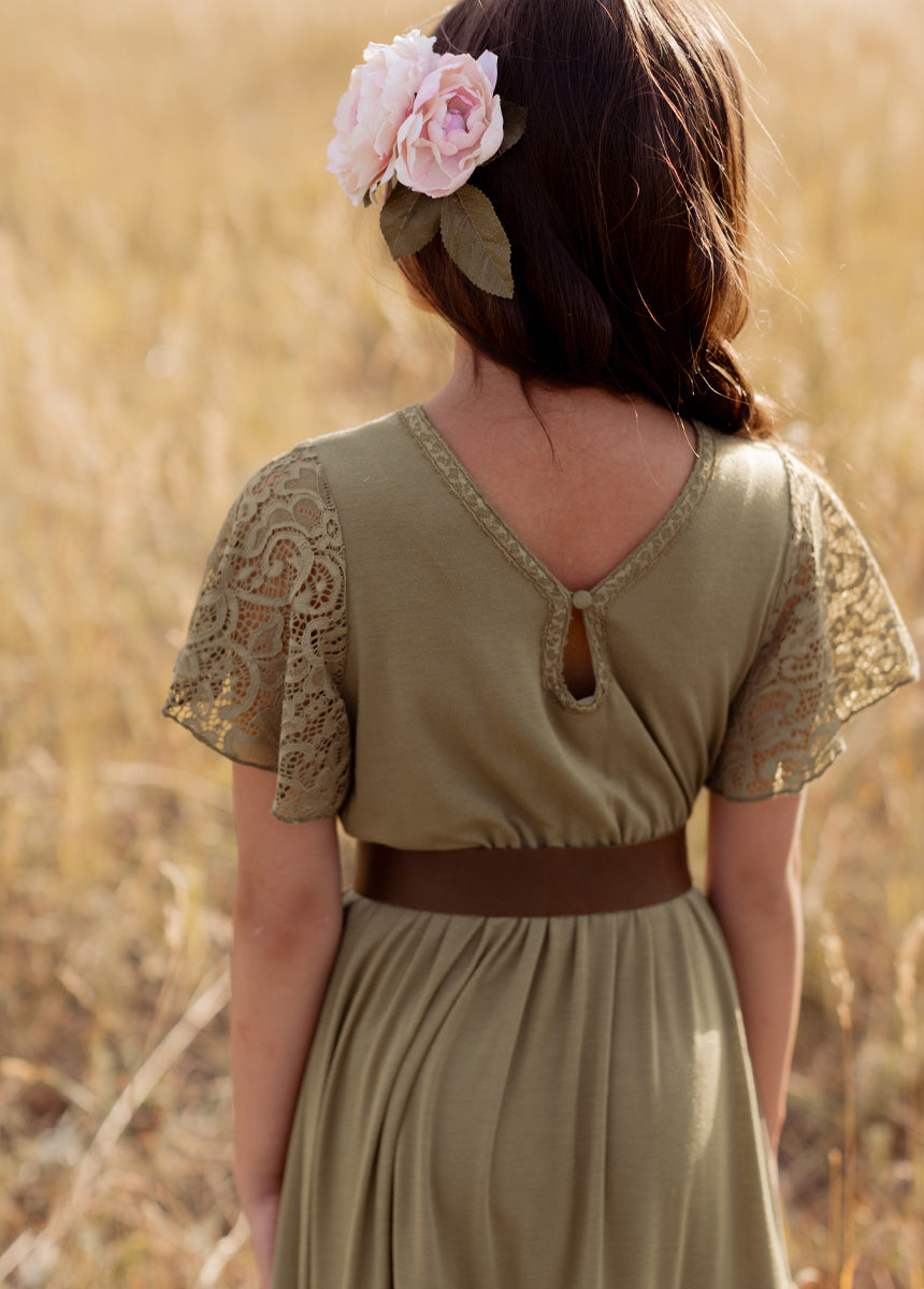 Nemia Dress in Eucalyptus