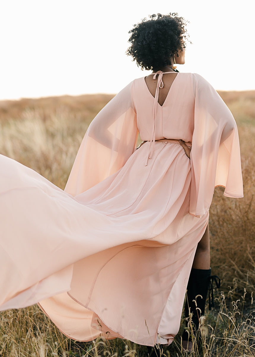 Nerina Dress in Desert Shell