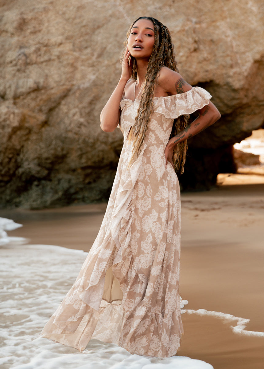 Netta Dress in Lacey Floral