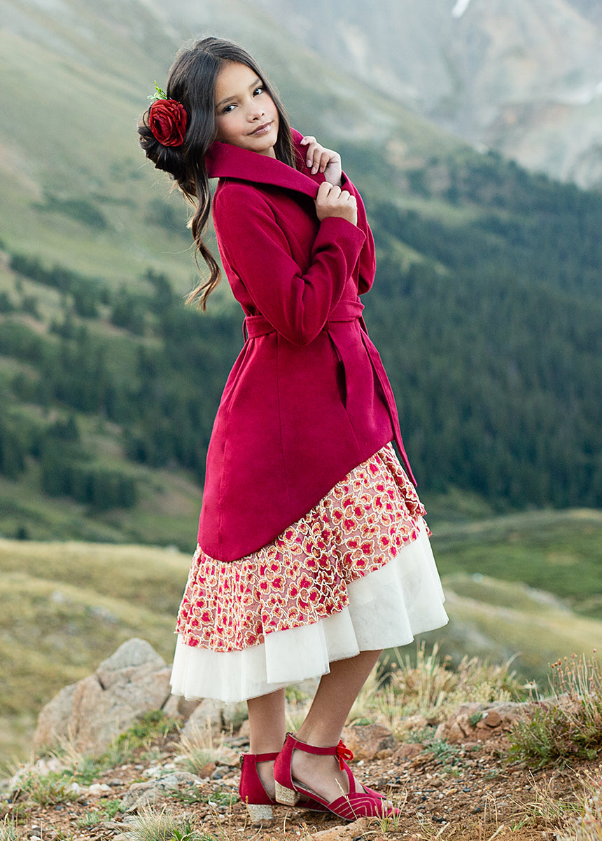 Neve Jacket in Scarlet