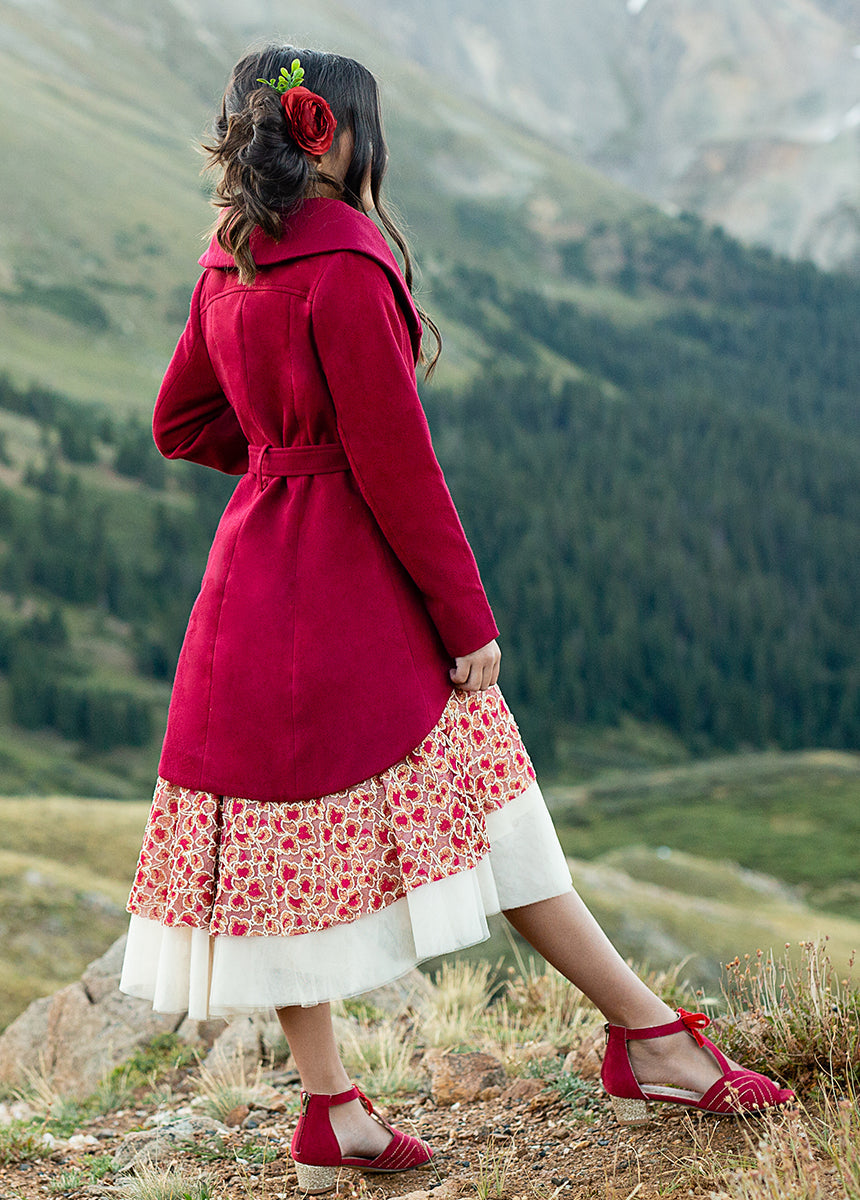 Neve Jacket in Scarlet