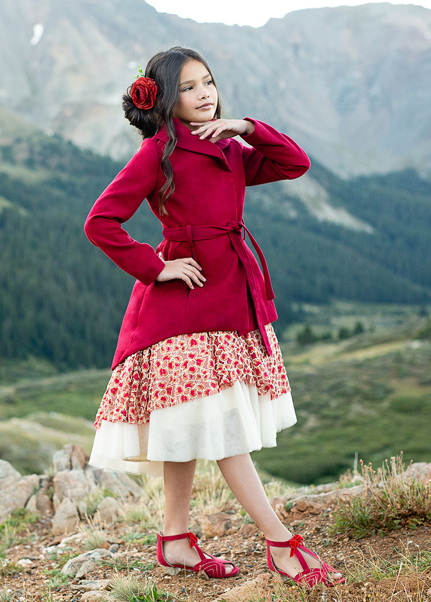 Neve Jacket in Scarlet