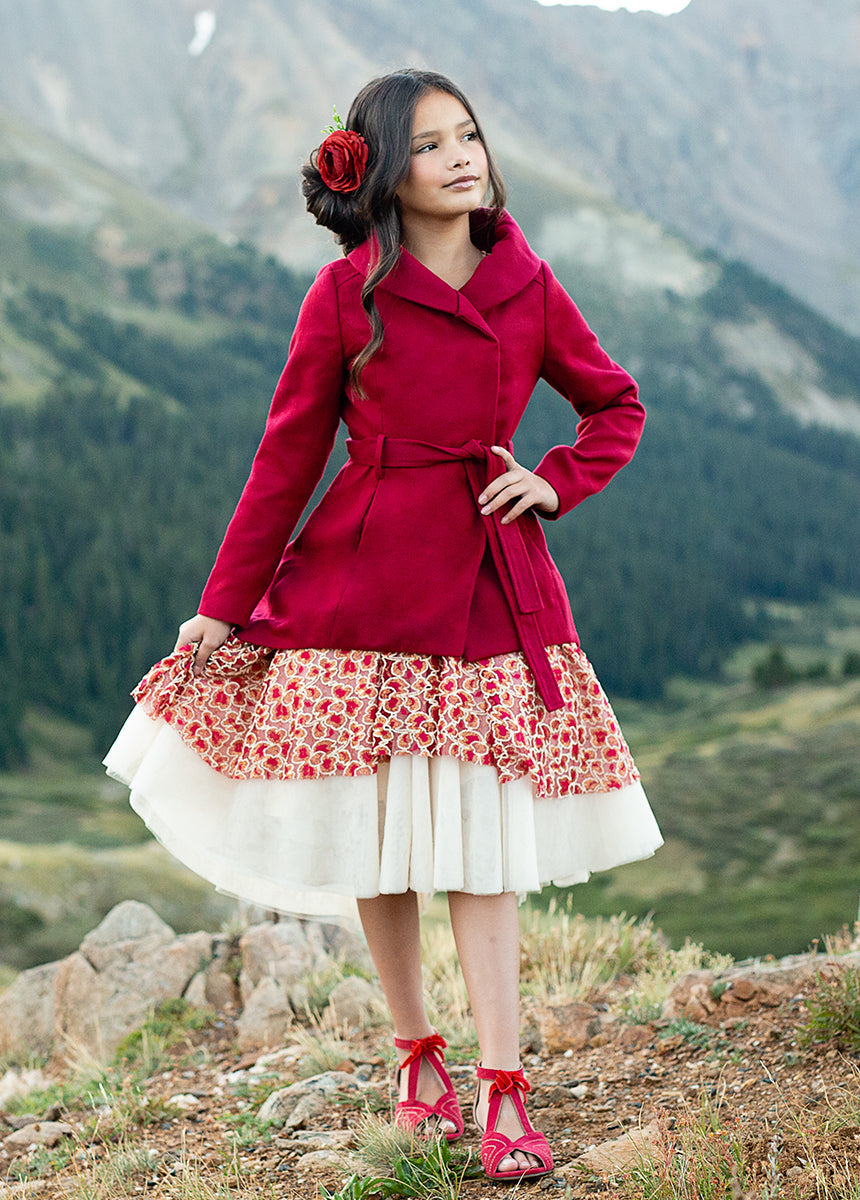 Neve Jacket in Scarlet