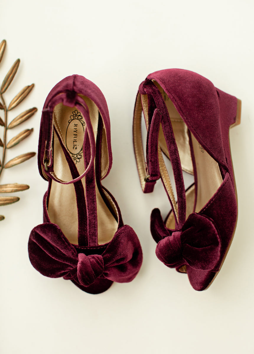 Lucia Heel in Burgundy