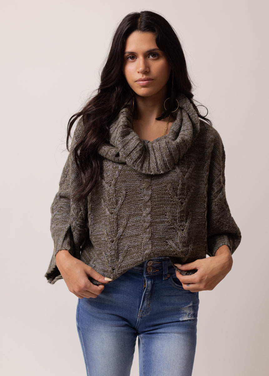 Nikkola Sweater in Moss