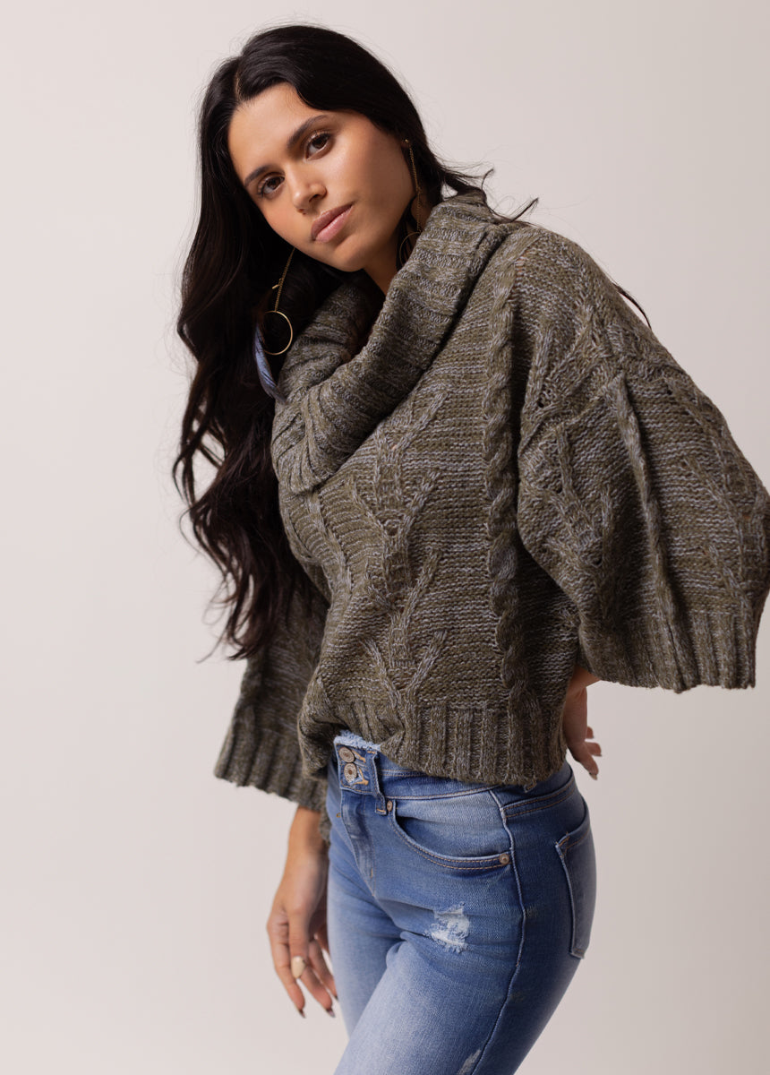 Nikkola Sweater in Moss