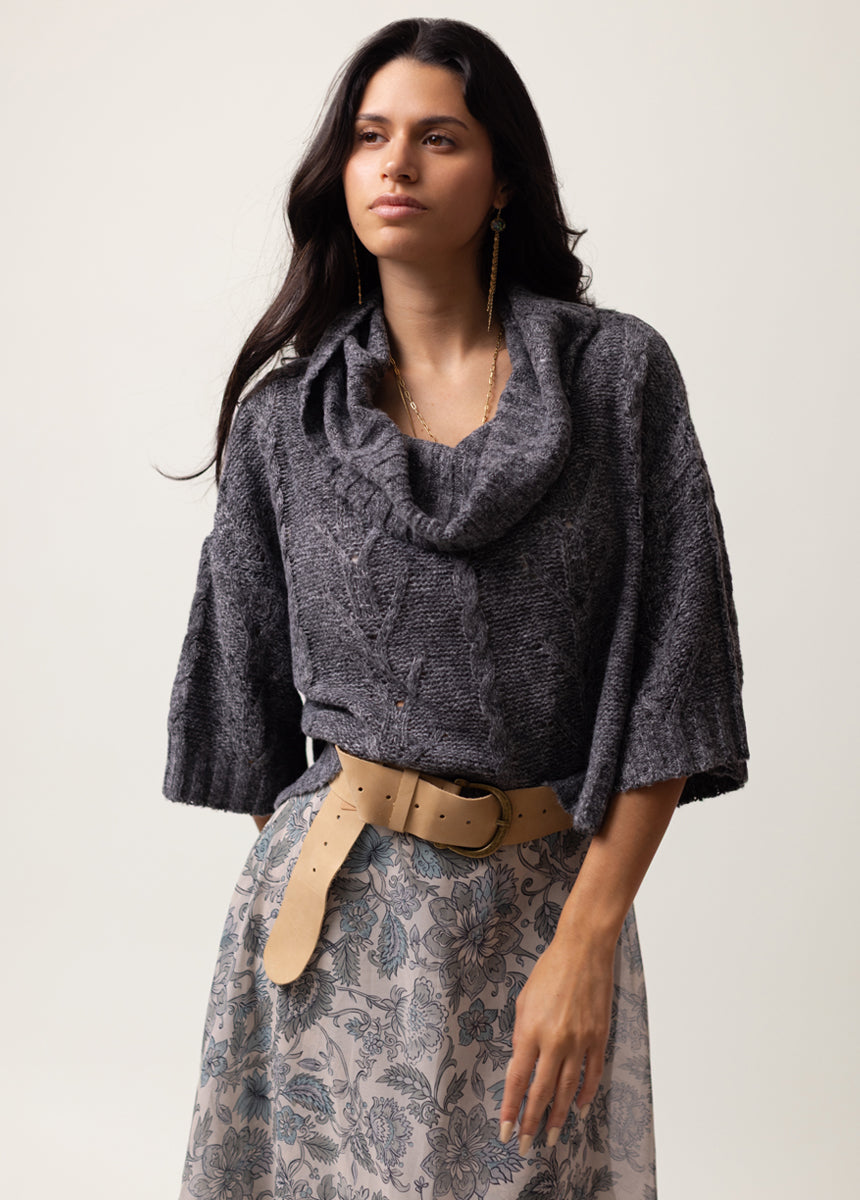 Nikkola Sweater in Charcoal